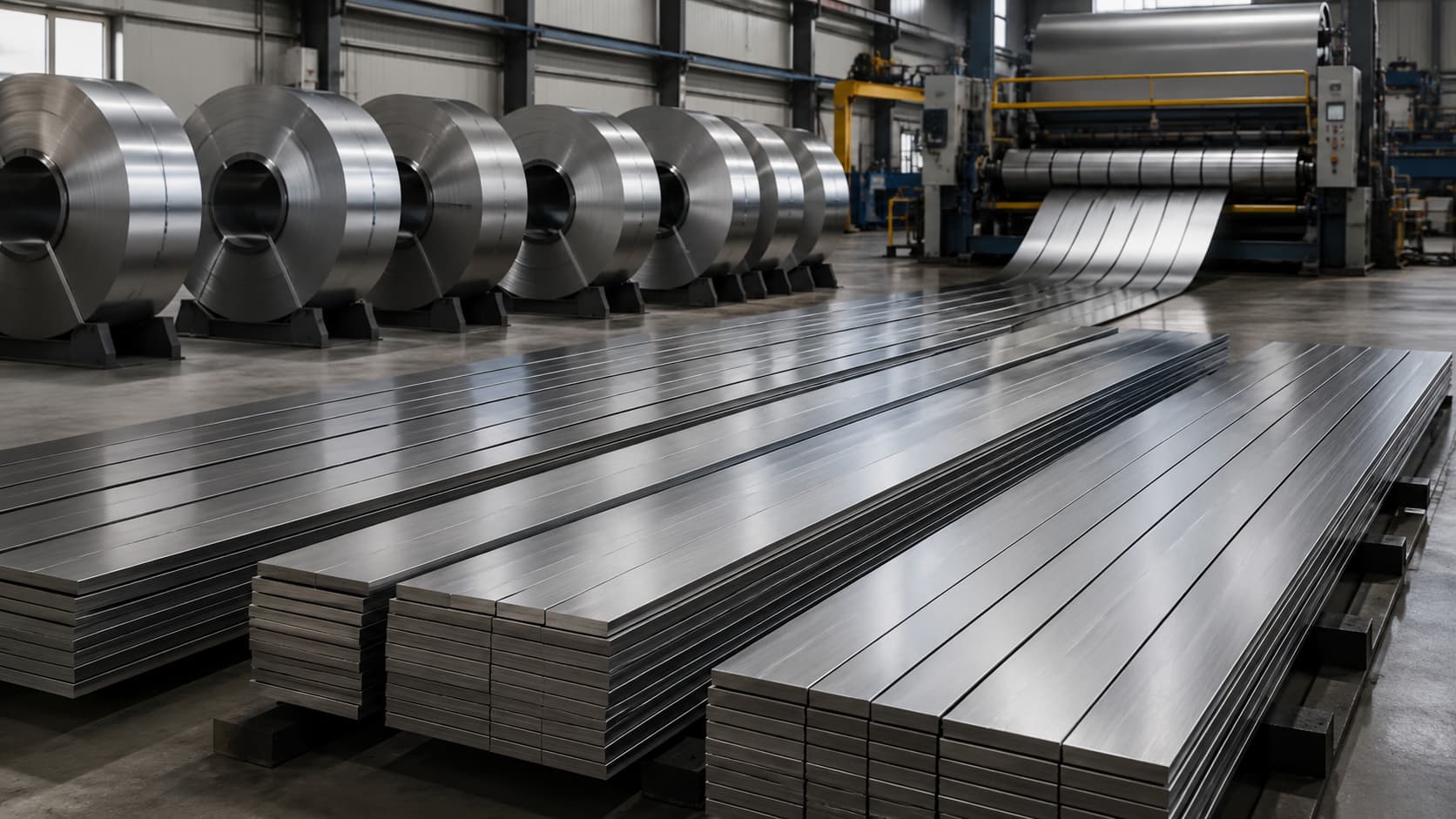 Fornecedor de tiras de aço inox: bobinas cortadas a pronta-entrega 
